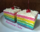 Foto langkah ke 14 dari resep Rainbow Cake Kukus Ny.Liem Super Lembut.