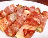 Hình bước làm 4 của món 🥓 Bacon Xông Khói Cuộn Bí Ngòi