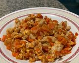 รูปขั้นตอนการทำที่ 3 ของ อกไก่ผัดซอสมะเขือเทศ