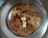 A picture of step 4 of Ajwain paratha.