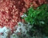 A picture of step 1 of Suji veg balls.