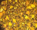 A picture of step 4 of Karela (BitterGourd) Fry.