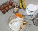 Foto langkah ke 2 dari resep Choco Banana-Oats Bread (No Flour-No Sugar).