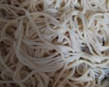 A picture of step 1 of Veg Hakka Noodles.