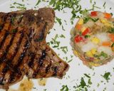 A picture of step 3 of Grilled Marinated Pork Chops.