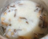 Hình bước làm 2 của món Cháo Hàu Nấu Nấm Lộc Nhung