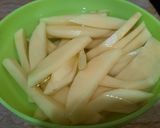 A picture of step 1 of French fries pakoray.