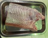 A picture of step 4 of Steamed Grass carp with assorted vegetables in Cantonese style.