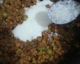 A picture of step 8 of Veg Keema Masala.