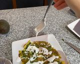A picture of step 11 of Huevoquiles (Egg Chilaquiles).