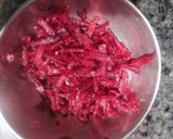 A picture of step 9 of Chole ragda with potato pattice.