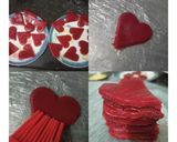 A picture of step 3 of Vanilla Heart Cookies & Nutella Stuffed Chocolate Chips Cookies.