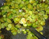 A picture of step 3 of Kundru fry.