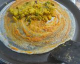 A picture of step 10 of Mysore Masala dosa.