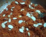 A picture of step 6 of Gajar ka halwa.
