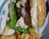 A picture of step 4 of Beef burger.
