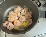 A picture of step 6 of Fried Beef and Shrimp Rice on the Table.