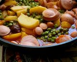 Zöldborsós paprikás krumpli recept fázis 3 fotója