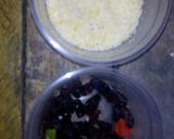 A picture of step 2 of Pufpuf wt coconut n dry fruit.
