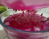 Foto langkah ke 4 dari resep Cendol Buah Naga Pink Kuah Susu Mangga🎀.
