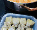 Foto del paso 4 de la receta: Arroz meloso de solomillo y alcachofas