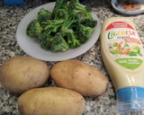 Foto del paso 1 de la receta: Gazpachuelo malagueño con brócoli y patatas