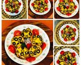 A picture of step 7 of Egg Pizza Cups.