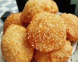 Hình bước làm 6 của món Bánh tiêu + Xôi lá dứa