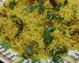 A picture of step 5 of Raw Mango Rice.