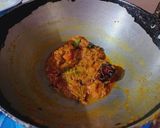 A picture of step 4 of Echor er Torkari or Echor er Dalna (Kathal ki Sabzi).