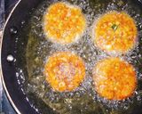 A picture of step 3 of Corn Vada.