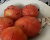 A picture of step 1 of Smoky flavour tomato chutney.