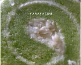 Foto langkah ke 8 dari resep Steamed Cheezy Pandan Roll Cake (2 telur saja, lembuuuutt bgt..).