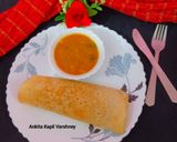 A picture of step 8 of South Indian Thali (Dosa).