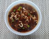 A picture of step 8 of Monchow Soup.