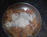 A picture of step 5 of Egg stuff potato soyabean Nargisi.