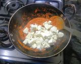 A picture of step 13 of Shahi Paneer.