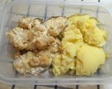 Fokhagymás dubarry sertésszelet (keto) burgonyapürével (nem keto) recept fázis 4 fotója