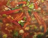 A picture of step 3 of Baked Chickpeas with Colorful Peppers.