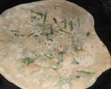 A picture of step 6 of Stuff Methi Paratha.