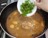 A picture of step 7 of Arvi(taro root)Ka Khatta (curry).