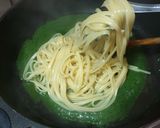 Pas rețetă Linguini cu pesto de mangold 3 fotografie