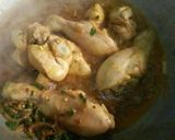 A picture of step 2 of Palak chicken💚🍀.