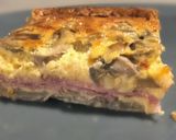 A picture of step 6 of Canadian Bacon and Swiss Cheese Quiche.