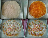Foto langkah ke 4 dari resep PIZZA TANPA ULEN (empuk, kilat, bisa pake teflon)👍.