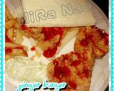 A picture of step 1 of #Zinger_Burger_&_Broast! #RamadanKiTayari.