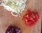 A picture of step 1 of Cabbage sandwich.