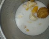 A picture of step 1 of Mango smoothie.