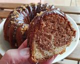 Foto del paso 15 de la receta: Bundt cake marmolado de almendras con cobertura de praliné de almendras y chocolate
