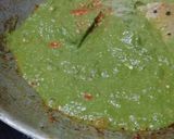 A picture of step 7 of Lahsuni Palak Paneer.